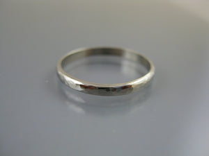 white gold wedding band