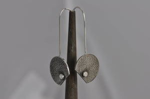 blade earrings in sterling silver photo #2